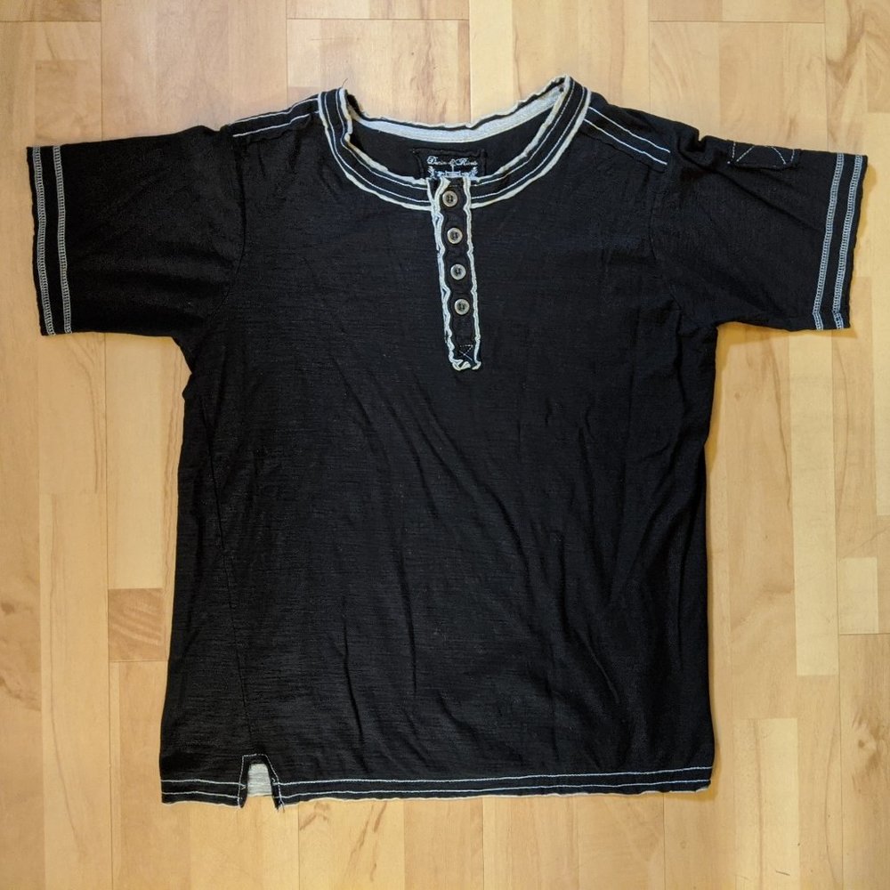 Denim & Rivets Rough Cut Rugged Textured Shirt